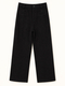 Double-Faced Wool High-Waist Straight-Leg Trousers