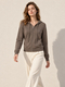 Cashmere Wool Knit Hooded Cardigan Women