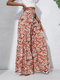 Printed Spaghetti Strap Wide-Leg Jumpsuit