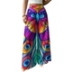 Große Größen Wide-Leg-Tropisch-Blumenprint-Hose