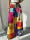 Große Größen Wide-Leg-Tropisch-Blumenprint-Hose