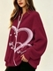 Colorful Plant Print German Velvet Zip Jacket For Women