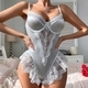Lace Waist-Shaping Bodysuit With Backless Design