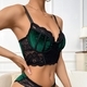 Push-Up Velvet Lace Bra And Panty Set