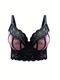 Push-Up Velvet Lace Bra And Panty Set
