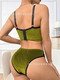 Push-Up Velvet Lace Bra And Panty Set