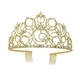 Eight-Pointed Star Bridal Crown Hair Comb