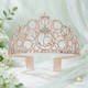 Eight-Pointed Star Bridal Crown Hair Comb