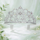 Eight-Pointed Star Bridal Crown Hair Comb