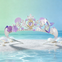 Prinzessinnen-Tiara aus Legierung im Ozean-Design mit Seestern- und Muscheldekoration