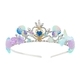 Prinzessinnen-Tiara aus Legierung im Ozean-Design mit Seestern- und Muscheldekoration