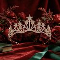 Vintage Star Rhinestone Bridal Tiara