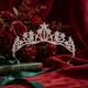 Vintage-Braut-Tiara mit Sternen und Rhinestones