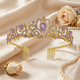 Rhinestone-Kronen-Haarreif, Haaraccessoire für Hochzeit, Party und Pageant