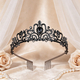 Rhinestone-Kronen-Haarreif, Haaraccessoire für Hochzeit, Party und Pageant