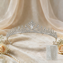 Minimalist Rhinestone Bridal Tiara Crown