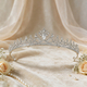 Minimalist Rhinestone Bridal Tiara Crown