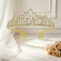 Rhinestone Crown Hair Comb Alloy Headpiece