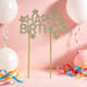 Crystal Rhinestone Cake Topper For Birthday Wedding Decoration