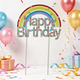 Crystal Rhinestone Cake Topper For Birthday Wedding Decoration