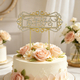 Crystal Rhinestone Cake Topper For Birthday Wedding Decoration