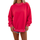 Women's Patchwork Contrast Color Long Sleeve Sweatshirt
