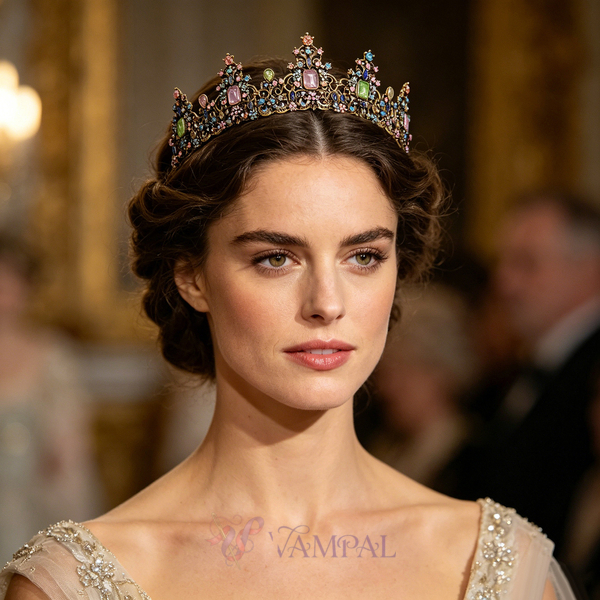 Vintage Rhinestone Bridal Tiara Crown
