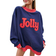 Letter Print Half Turtleneck Long Sleeve Pullover Sweatshirt