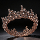 Baroque Vintage Round Bridal Crown Full-Circle Tiara