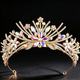 Rhinestone Flower Bridal Tiara Crown Headband