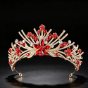 Rhinestone Flower Bridal Tiara Crown Headband