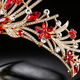 Rhinestone Flower Bridal Tiara Crown Headband