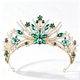 Rhinestone Flower Bridal Tiara Crown Headband