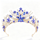Rhinestone Flower Bridal Tiara Crown Headband