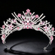 Rhinestone Flower Bridal Tiara Crown Headband