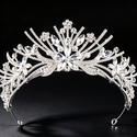 Rhinestone Flower Bridal Tiara Crown Headband