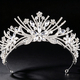 Rhinestone Flower Bridal Tiara Crown Headband