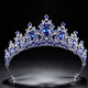 Crystal Princess Crown Headpiece For Women Elegant Rhinestone Tiara Hairband
