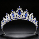Crystal Princess Crown Headpiece For Women Elegant Rhinestone Tiara Hairband