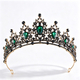 Crystal Princess Crown Headpiece For Women Elegant Rhinestone Tiara Hairband