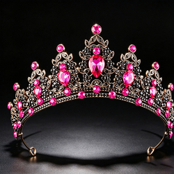 Antique KC Black Diamond + Rose Red