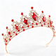 Crystal Princess Crown Headpiece For Women Elegant Rhinestone Tiara Hairband