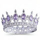 Baroque Teardrop Rhinestone Bridal Tiara Crown