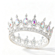 Baroque Teardrop Rhinestone Bridal Tiara Crown