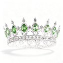 Baroque Teardrop Rhinestone Bridal Tiara Crown
