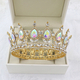 Baroque Teardrop Rhinestone Bridal Tiara Crown