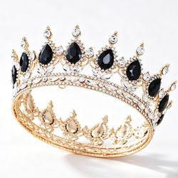 KC Gold White Diamond + Black