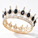 Baroque Teardrop Rhinestone Bridal Tiara Crown