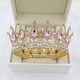 Baroque Teardrop Rhinestone Bridal Tiara Crown