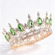 Baroque Teardrop Rhinestone Bridal Tiara Crown